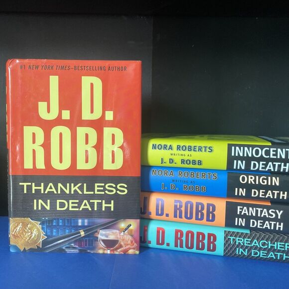 In Death Series lot of 5: Thankless in Death by J. D. Robb (2013, Hardcover) - Picture 1 of 16